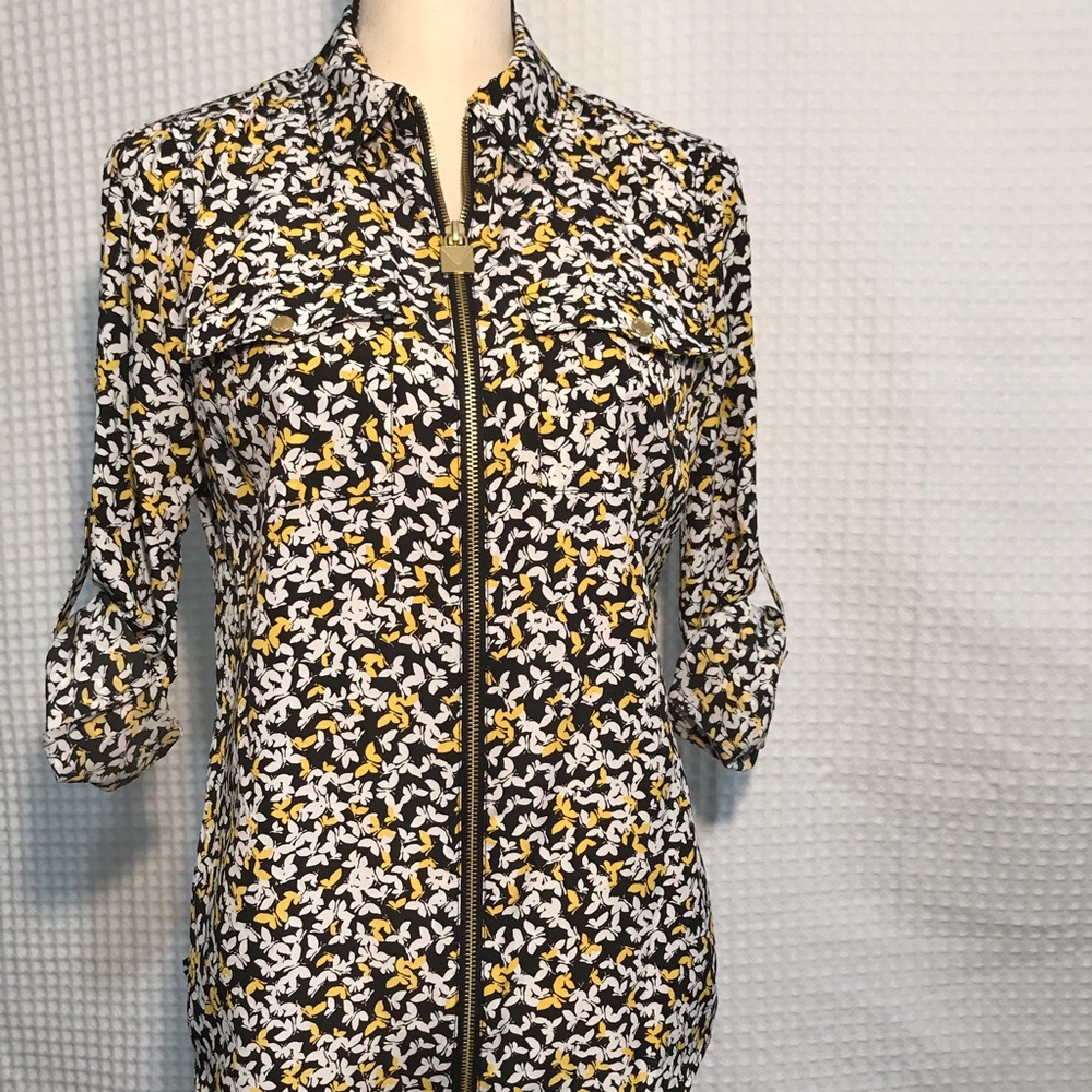 Michael Kors Zipper Front Utility Shirt